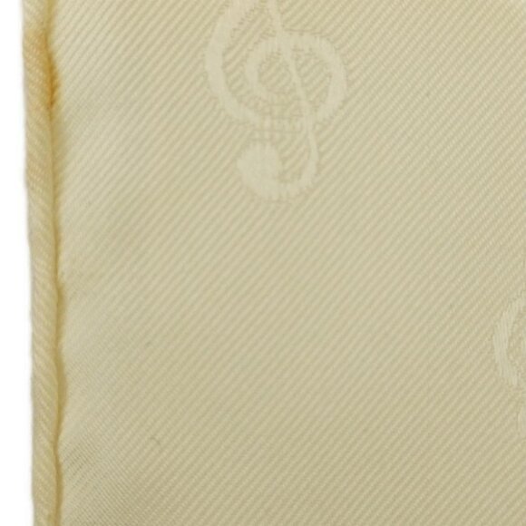 Auth HERMES Carre 90 - White Yellow Multi Scarf - Picture 8 of 9